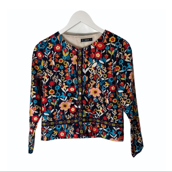 SHEIN Jackets & Blazers - SHEIN floral Blazer size S